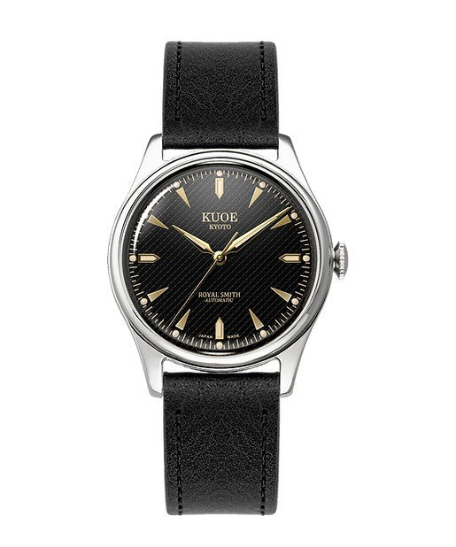Kuoe Royal Smith 90-006 Silver Case Black Dial