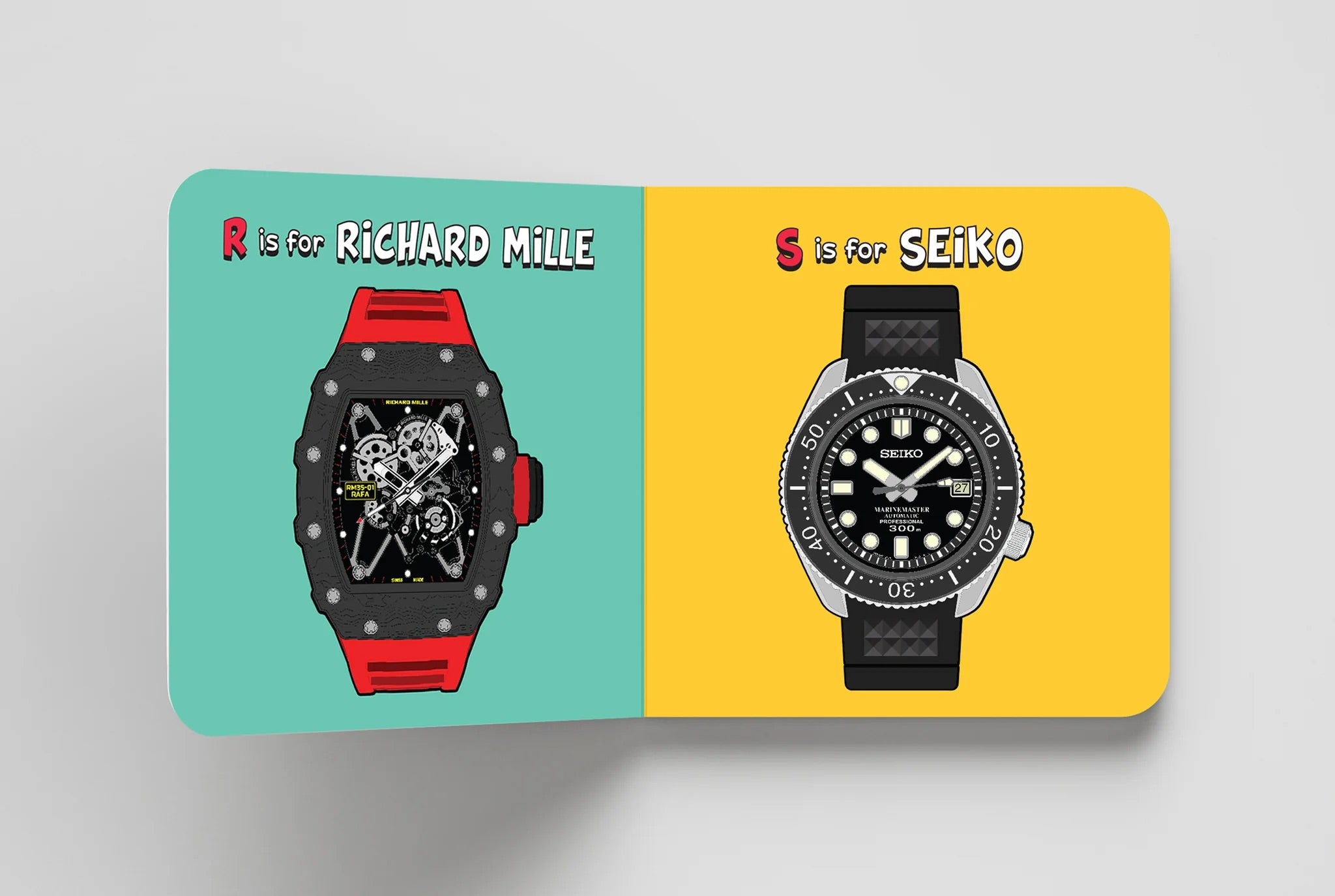 Diaper Book Club R is for Rolex - ABCs for the Future Watch Collectors