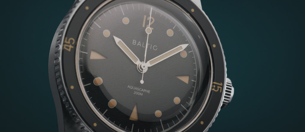 Baltic Aquascaphe Classic Black Gilt