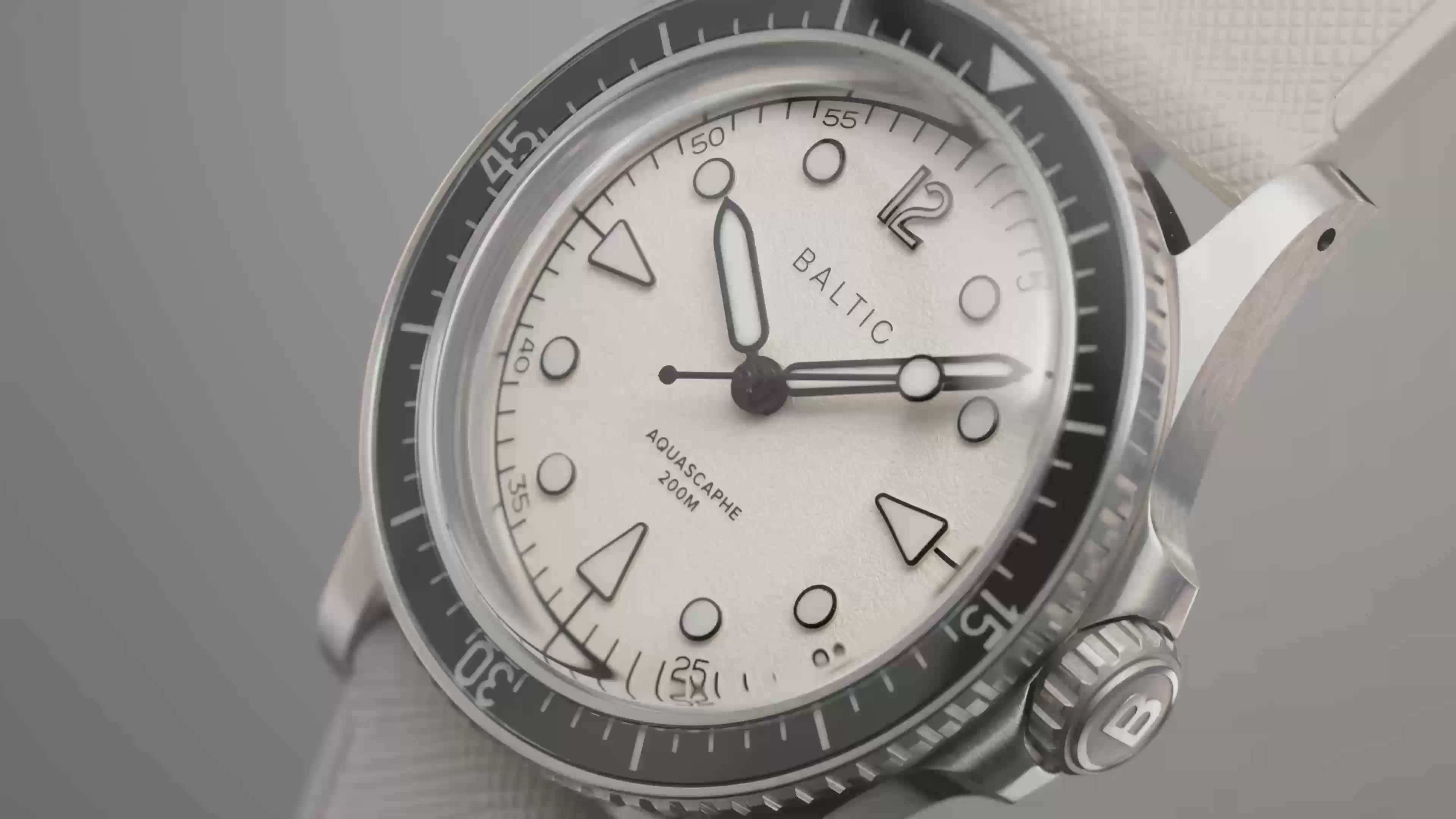 Baltic Aquascaphe MK2 Warm Silver - 37mm