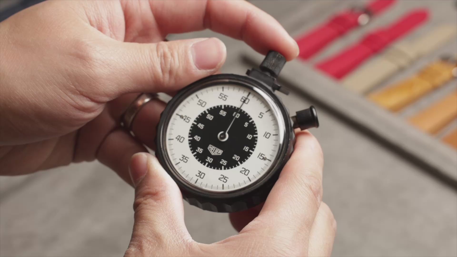 Heuer Flyback Stopwatch 62.5mm