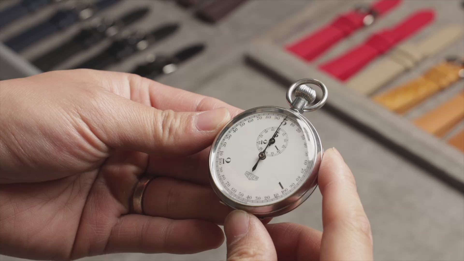 Heuer 3 Second Stopwatch 51mm