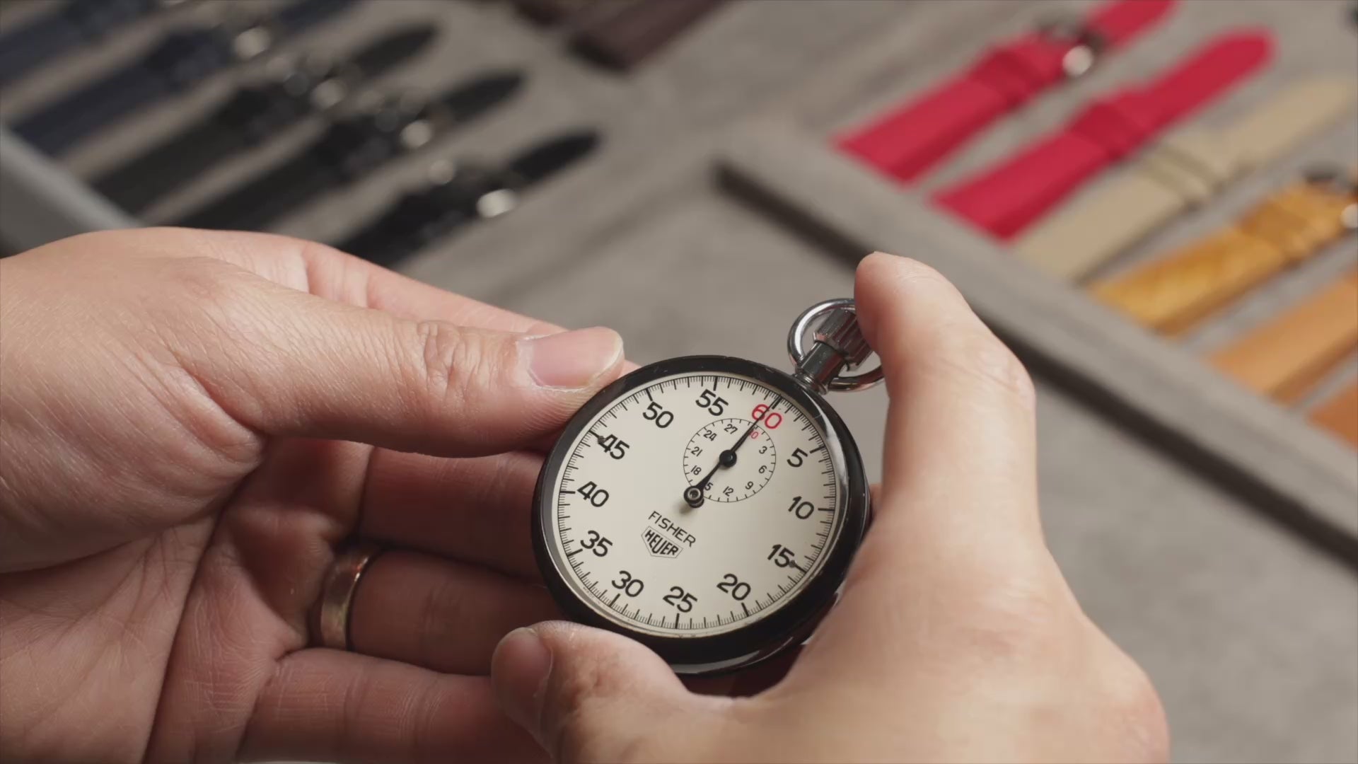 Heuer Fisher Split Second Stopwatch 51mm