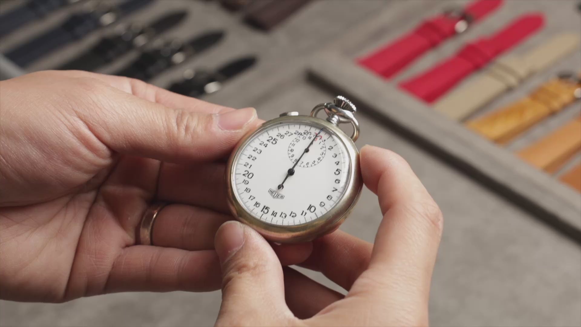 Heuer Split Second Stopwatch 51mm