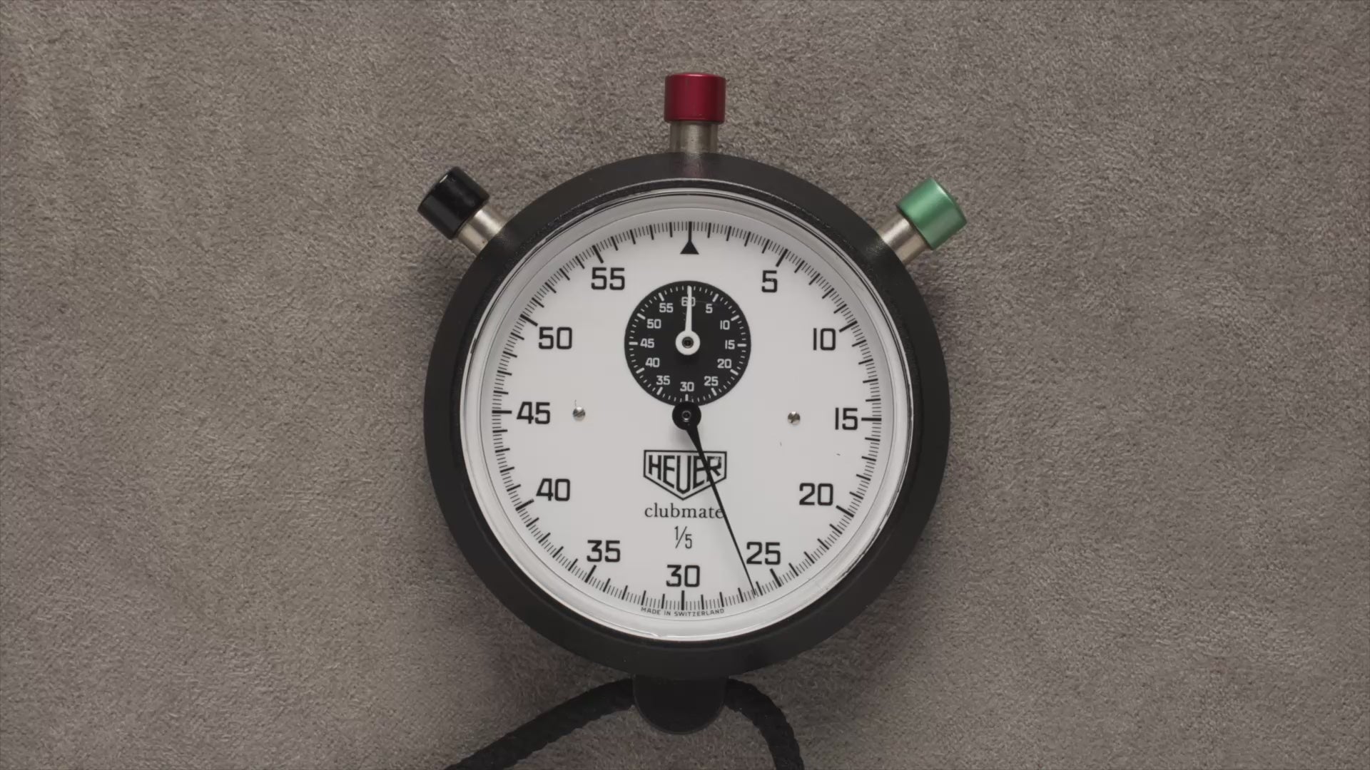 Heuer Clubmatic Stopwatch 60mm