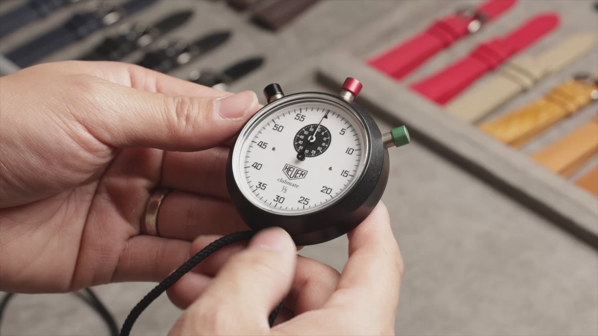 Heuer Clubmatic Stopwatch 60mm