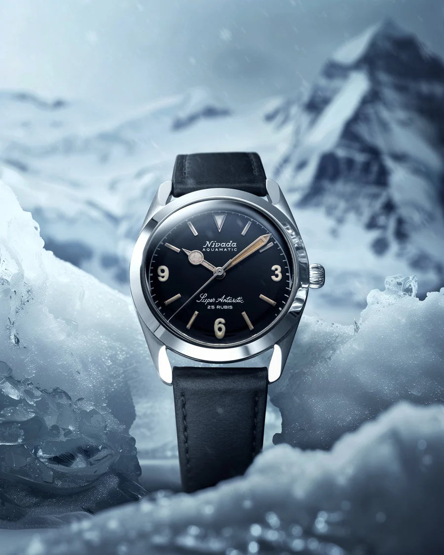 Nivada Grenchen Super Antarctic 3.6.9 Black - 38mm
