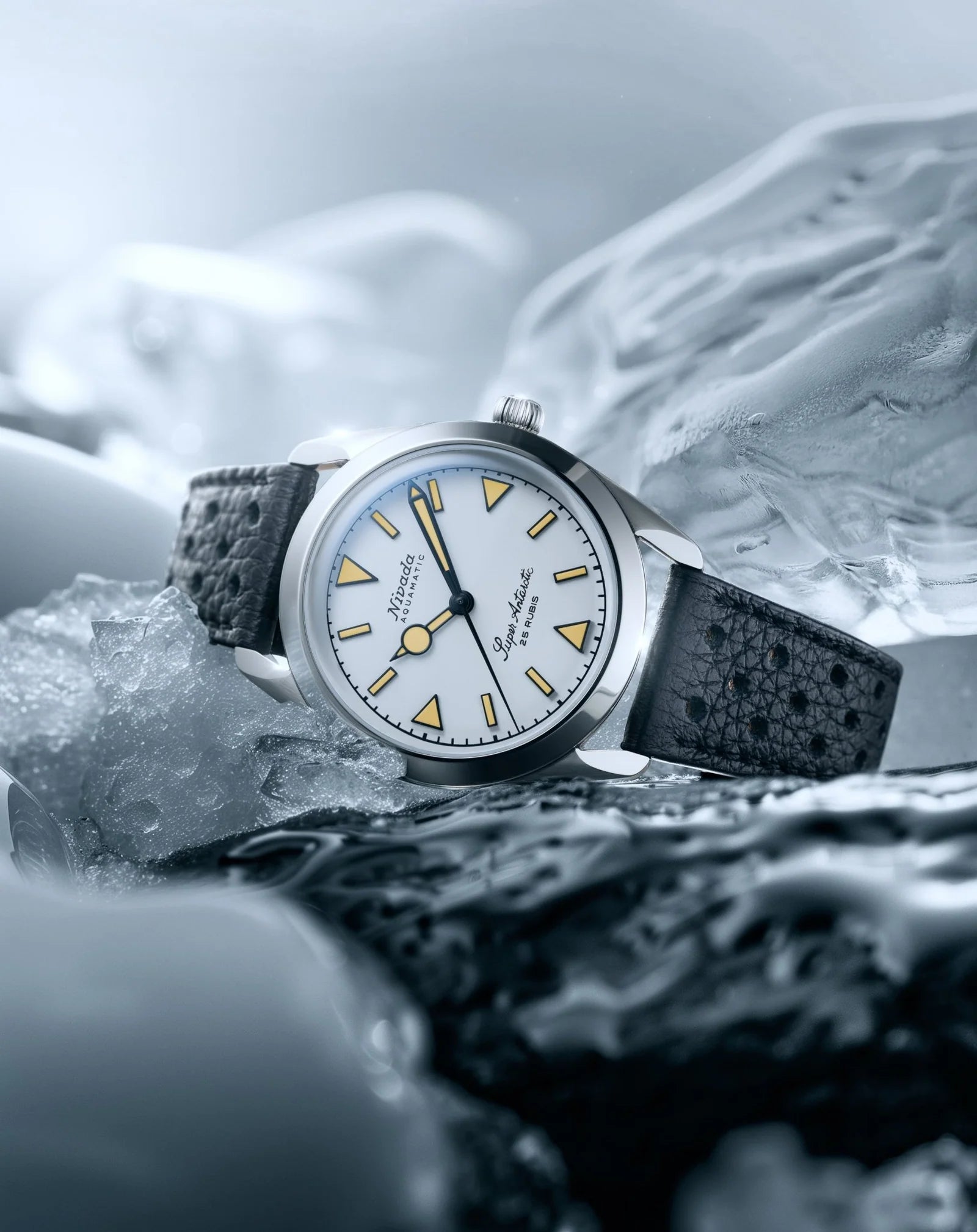 Nivada Grenchen Super Antarctic White - Beige Luminova