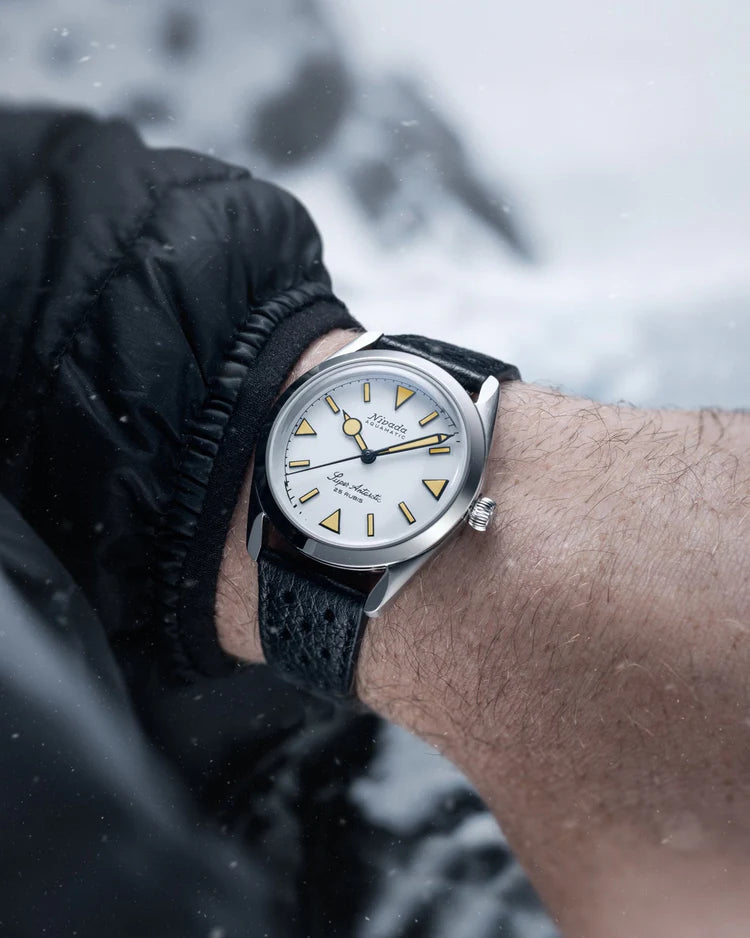Nivada Grenchen Super Antarctic White - Beige Luminova